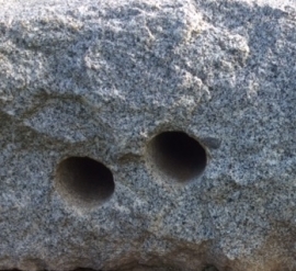 This is a sample of the rock we can drill (130mm hole for a 110mm conduit)